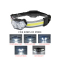 Rechargeable LED COB Head Lamp